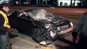 West 610 Loop rollover speeding accident