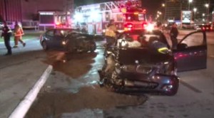 drunk driver in bmw head on crash near The Galleria