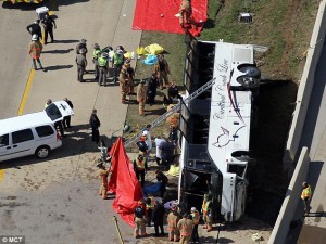 Irving casino bus crash SH 161 