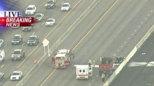 Dump truck accident Houston Gulf Freeway Dixie Farm Road