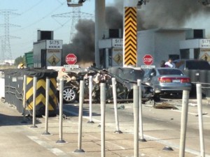 truck houston waste beltway global services dump fatal involving killed crash two chronicle cliff moore credit