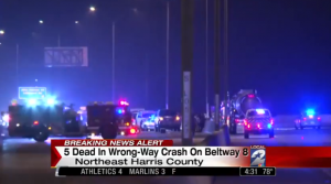 Wrong way driver in accident that kills 5 on Beltway 8 Houston car accident attorney Smith & Hassler